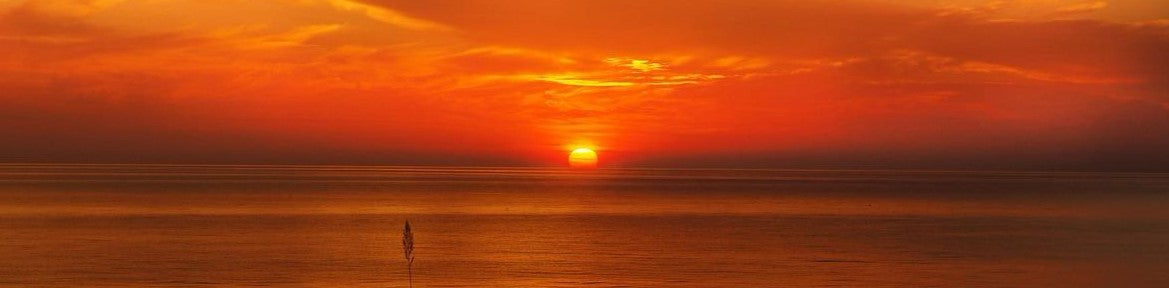 Sonnenuntergang am Meer 